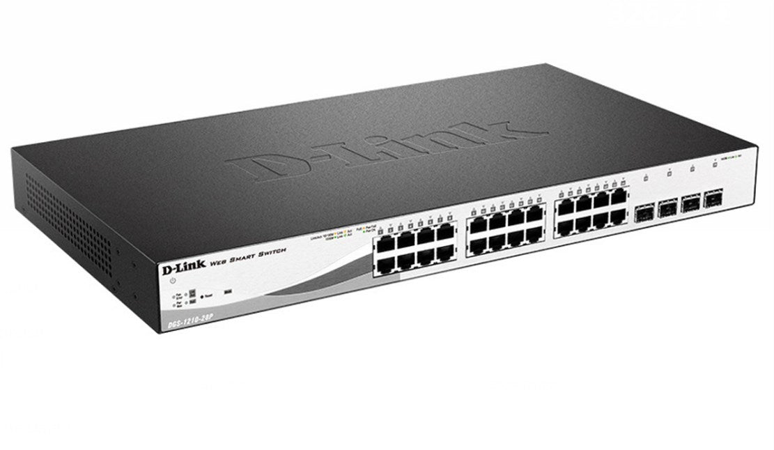 D-Link DGS-1210-28P 28 Port Layer2 Smart Gigabit Switch D-Link DGS-1210-28P 28 Port Layer2 Smart Gigabit Switch
